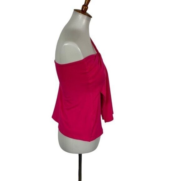 Outcast Exclusives Pink Off Shoulder Top Medium Y2K Clubwear Sexy - Picture 3 of 6